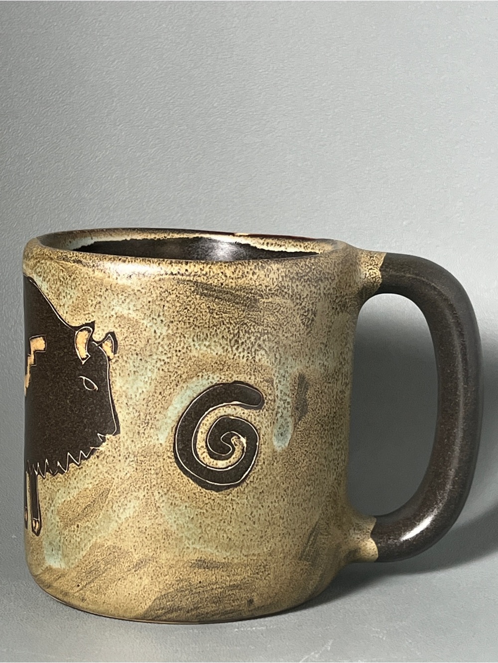Mara Stoneware Pueblo Buffalo Mug